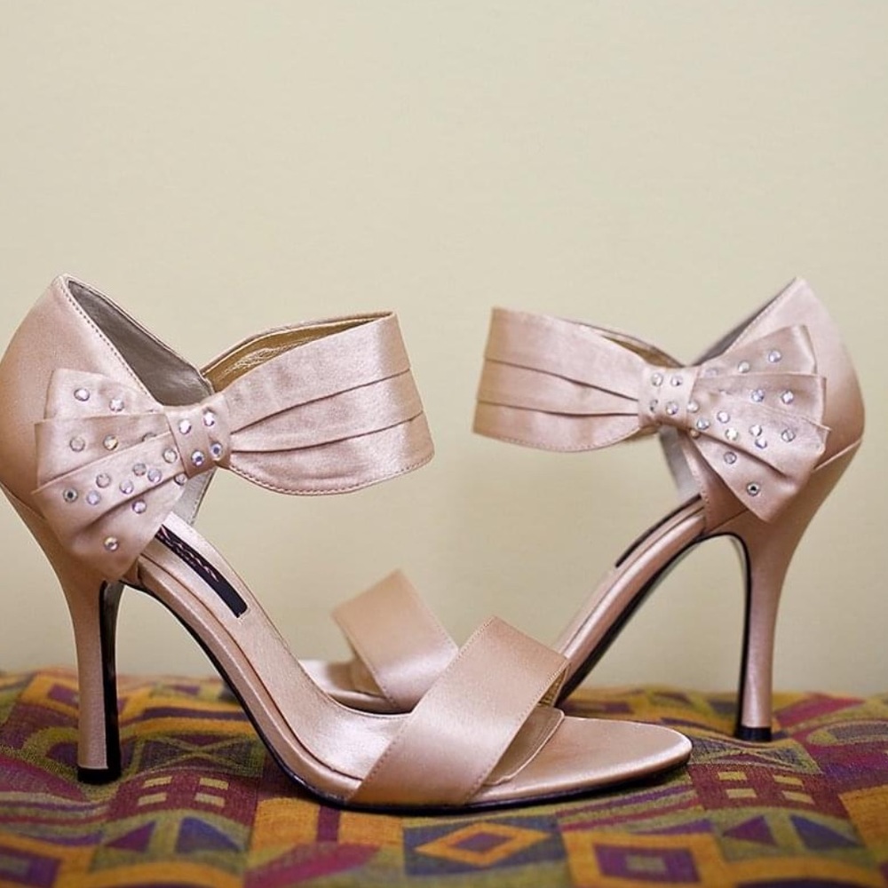Gold heels